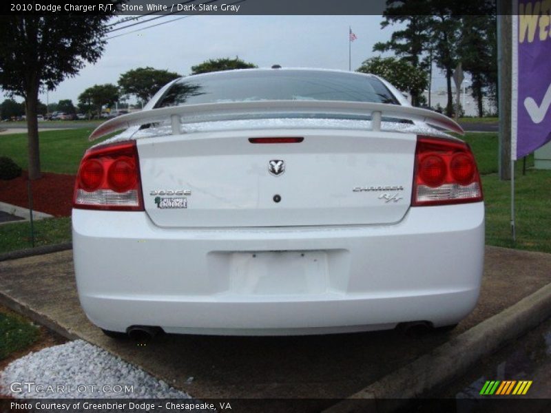 Stone White / Dark Slate Gray 2010 Dodge Charger R/T