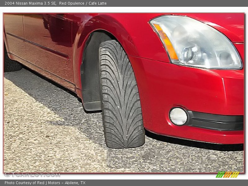 Red Opulence / Cafe Latte 2004 Nissan Maxima 3.5 SE