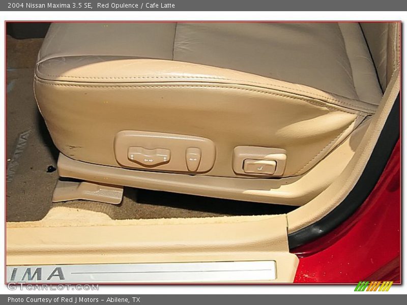 Red Opulence / Cafe Latte 2004 Nissan Maxima 3.5 SE