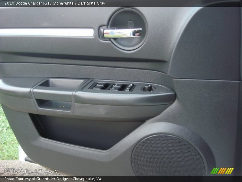 Stone White / Dark Slate Gray 2010 Dodge Charger R/T
