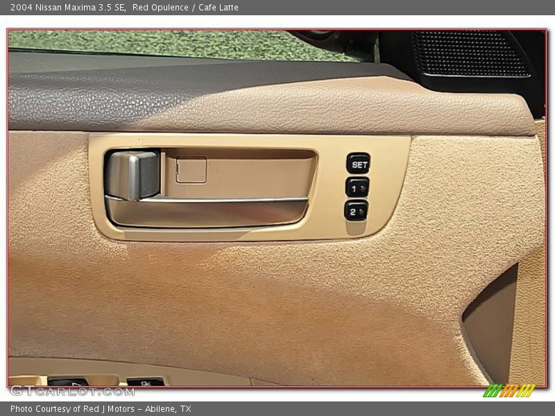 Red Opulence / Cafe Latte 2004 Nissan Maxima 3.5 SE