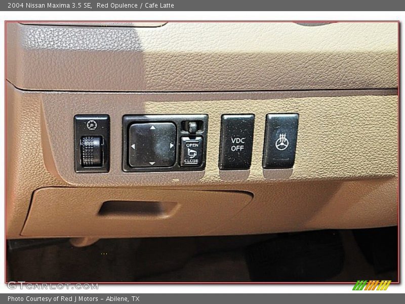 Red Opulence / Cafe Latte 2004 Nissan Maxima 3.5 SE