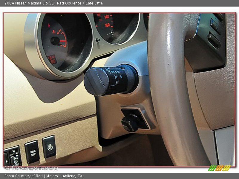 Red Opulence / Cafe Latte 2004 Nissan Maxima 3.5 SE