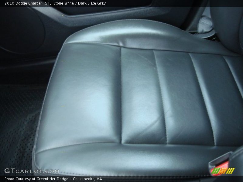 Stone White / Dark Slate Gray 2010 Dodge Charger R/T