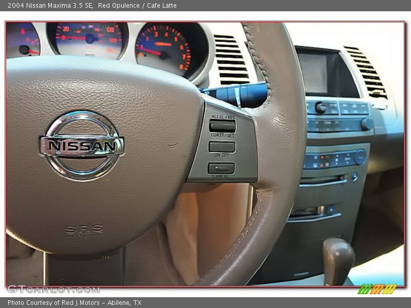 Red Opulence / Cafe Latte 2004 Nissan Maxima 3.5 SE