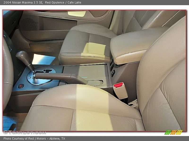 Red Opulence / Cafe Latte 2004 Nissan Maxima 3.5 SE