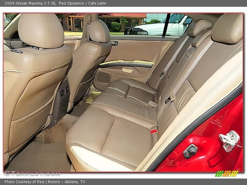 Red Opulence / Cafe Latte 2004 Nissan Maxima 3.5 SE
