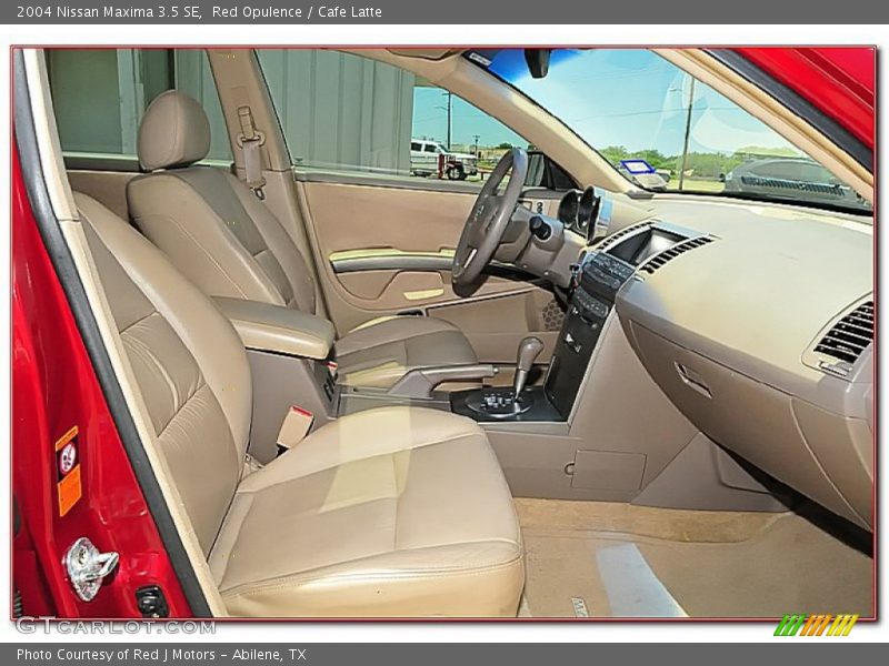 Red Opulence / Cafe Latte 2004 Nissan Maxima 3.5 SE