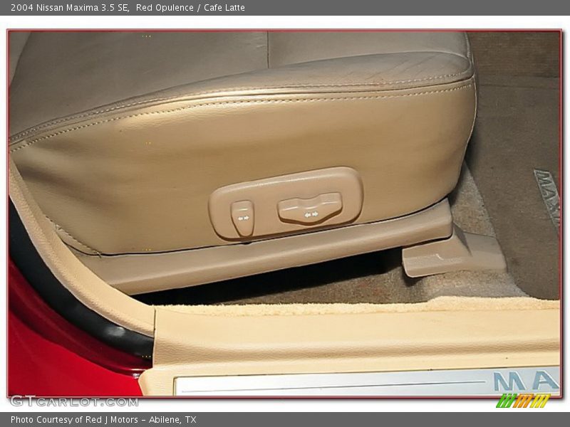 Red Opulence / Cafe Latte 2004 Nissan Maxima 3.5 SE