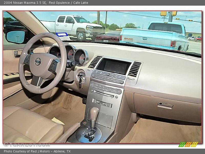 Red Opulence / Cafe Latte 2004 Nissan Maxima 3.5 SE
