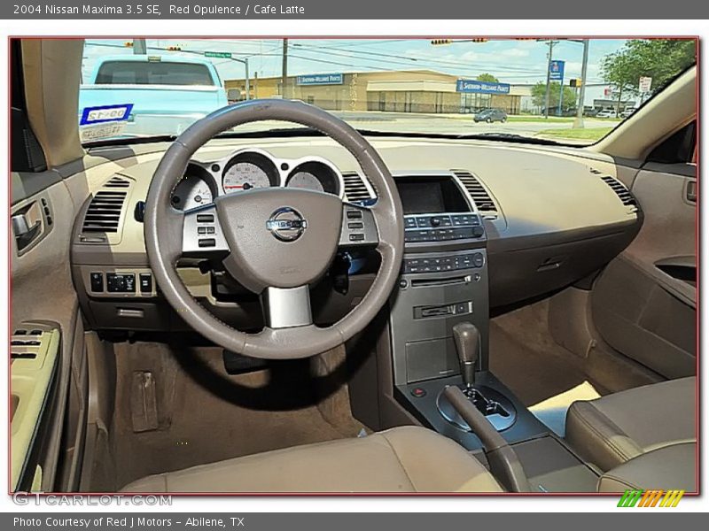 Red Opulence / Cafe Latte 2004 Nissan Maxima 3.5 SE