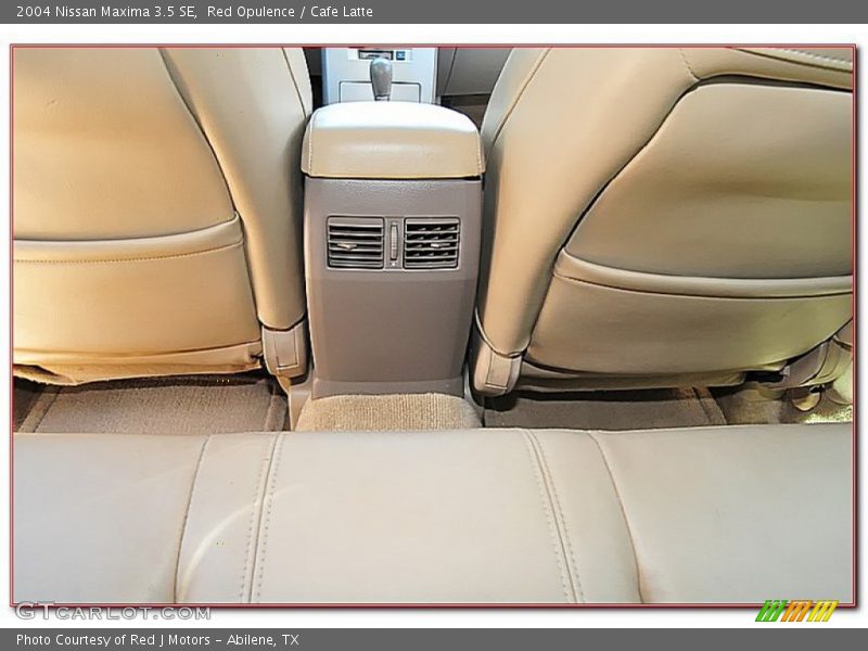 Red Opulence / Cafe Latte 2004 Nissan Maxima 3.5 SE