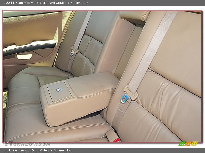 Red Opulence / Cafe Latte 2004 Nissan Maxima 3.5 SE