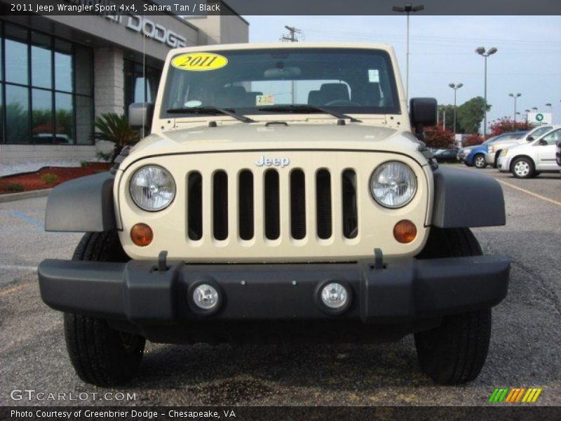Sahara Tan / Black 2011 Jeep Wrangler Sport 4x4
