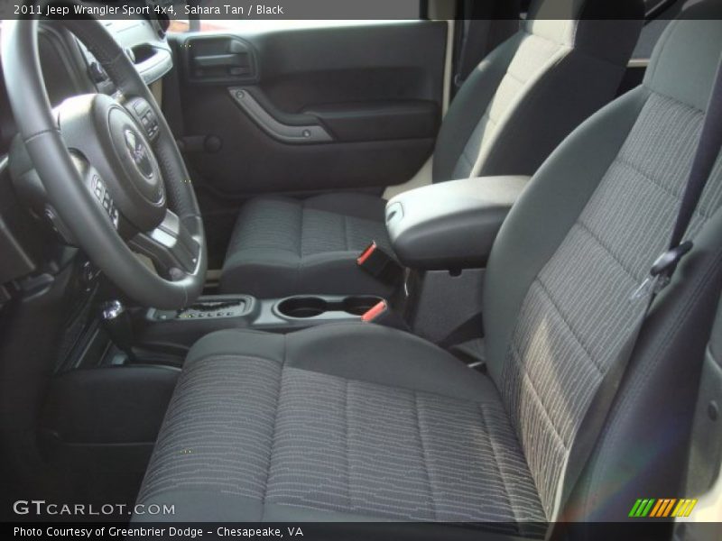 Sahara Tan / Black 2011 Jeep Wrangler Sport 4x4