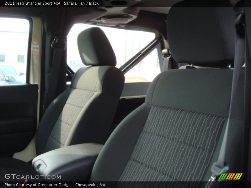 Sahara Tan / Black 2011 Jeep Wrangler Sport 4x4