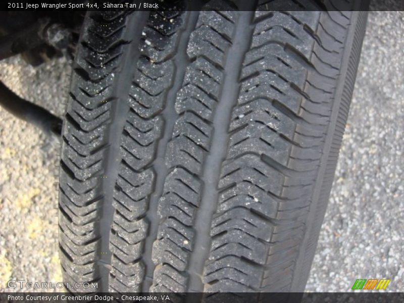 Sahara Tan / Black 2011 Jeep Wrangler Sport 4x4