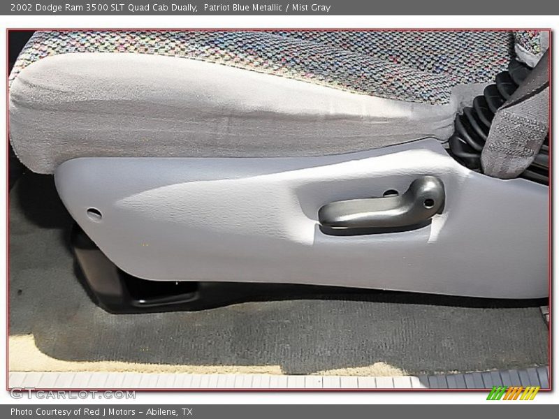Patriot Blue Metallic / Mist Gray 2002 Dodge Ram 3500 SLT Quad Cab Dually