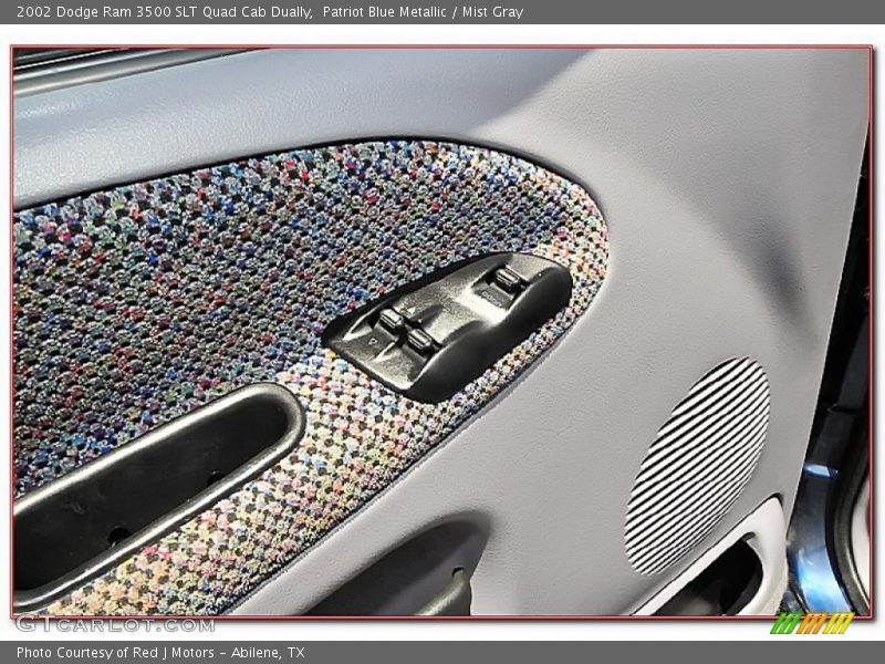 Patriot Blue Metallic / Mist Gray 2002 Dodge Ram 3500 SLT Quad Cab Dually