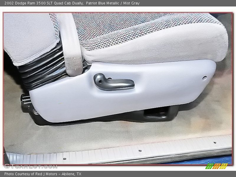 Patriot Blue Metallic / Mist Gray 2002 Dodge Ram 3500 SLT Quad Cab Dually