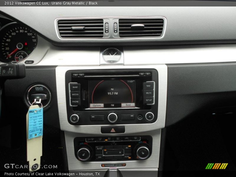 Urano Gray Metallic / Black 2012 Volkswagen CC Lux