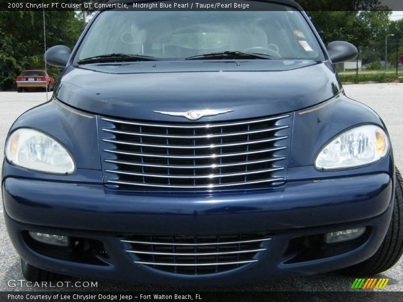 Midnight Blue Pearl / Taupe/Pearl Beige 2005 Chrysler PT Cruiser GT Convertible
