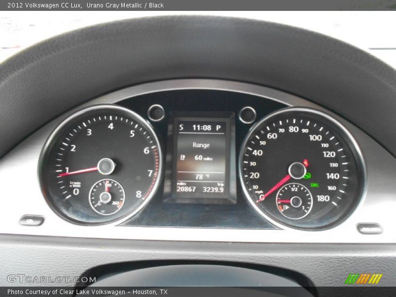  2012 CC Lux Lux Gauges