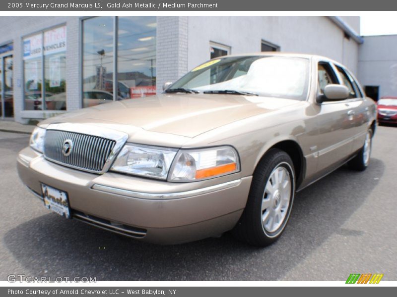 Gold Ash Metallic / Medium Parchment 2005 Mercury Grand Marquis LS
