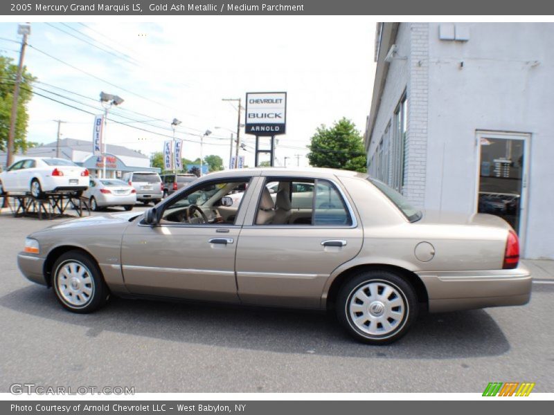Gold Ash Metallic / Medium Parchment 2005 Mercury Grand Marquis LS