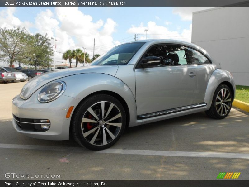 Reflex Silver Metallic / Titan Black 2012 Volkswagen Beetle Turbo