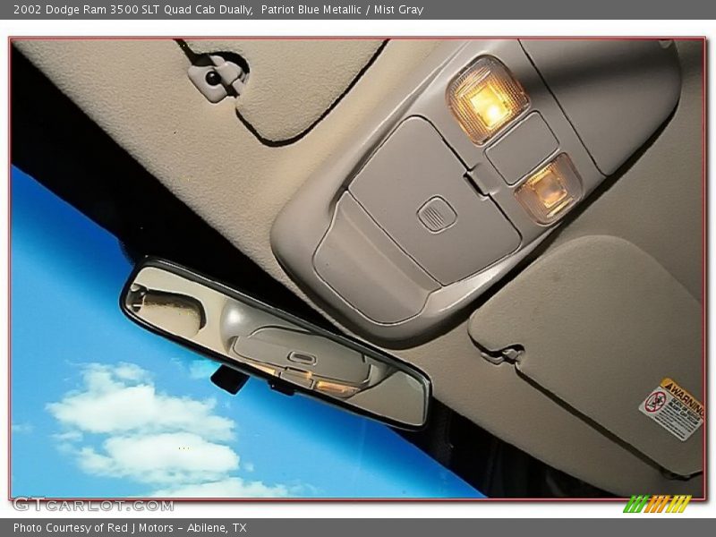 Patriot Blue Metallic / Mist Gray 2002 Dodge Ram 3500 SLT Quad Cab Dually