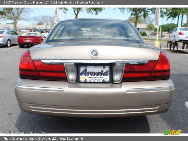 Gold Ash Metallic / Medium Parchment 2005 Mercury Grand Marquis LS