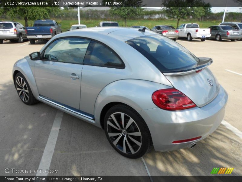 Reflex Silver Metallic / Titan Black 2012 Volkswagen Beetle Turbo