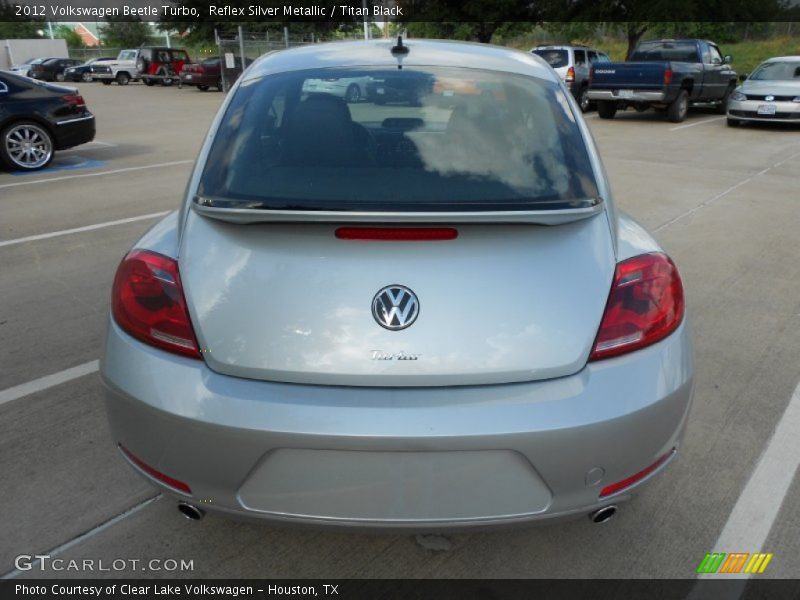 Reflex Silver Metallic / Titan Black 2012 Volkswagen Beetle Turbo