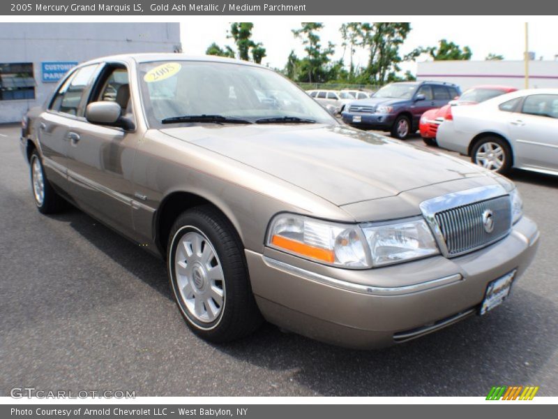 Gold Ash Metallic / Medium Parchment 2005 Mercury Grand Marquis LS
