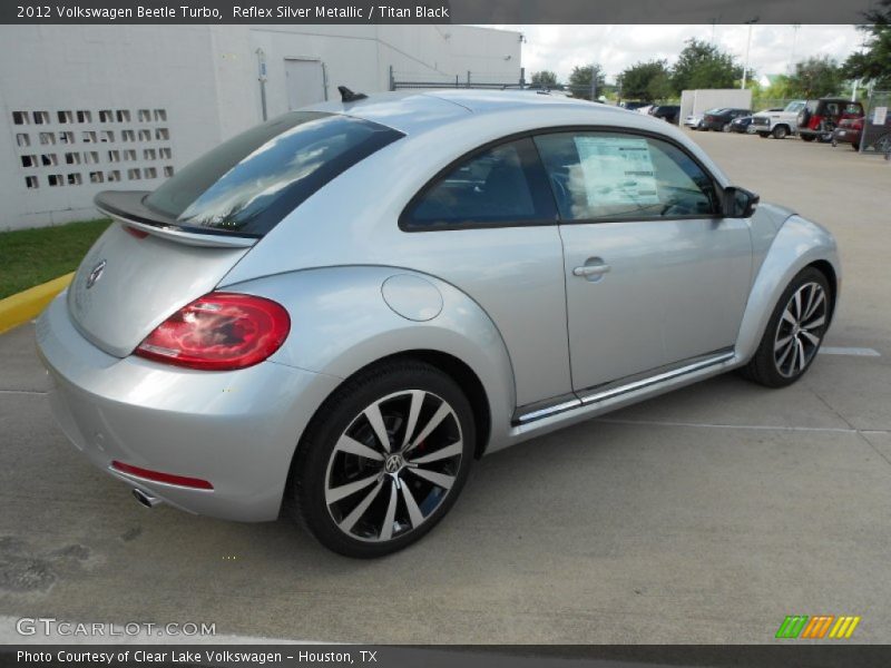Reflex Silver Metallic / Titan Black 2012 Volkswagen Beetle Turbo