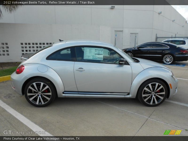 Reflex Silver Metallic / Titan Black 2012 Volkswagen Beetle Turbo