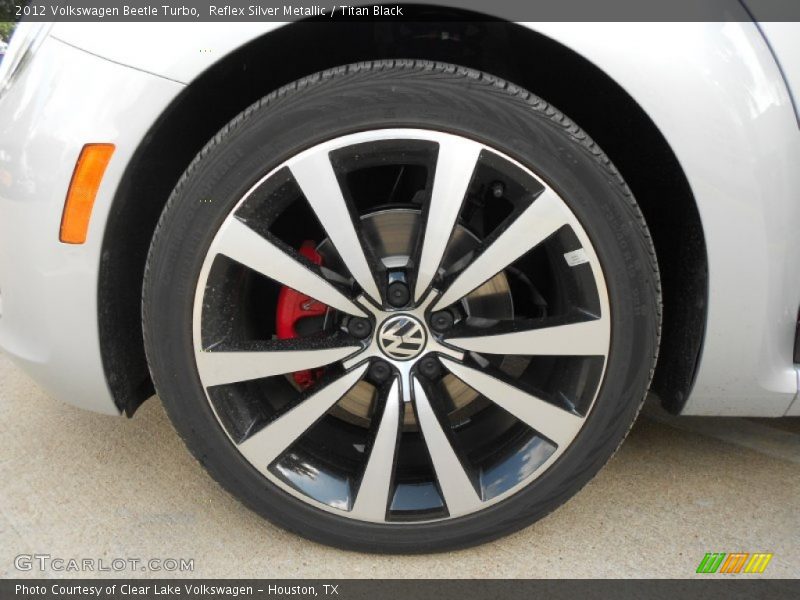 Reflex Silver Metallic / Titan Black 2012 Volkswagen Beetle Turbo