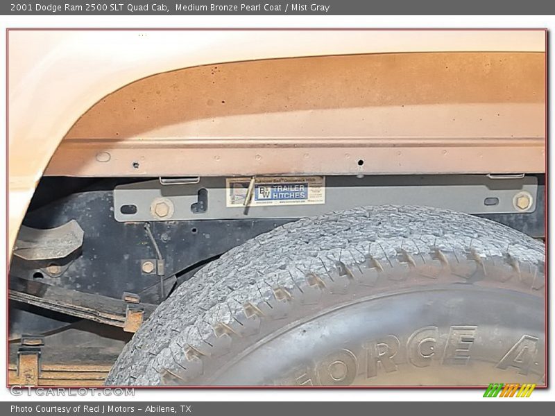 Medium Bronze Pearl Coat / Mist Gray 2001 Dodge Ram 2500 SLT Quad Cab