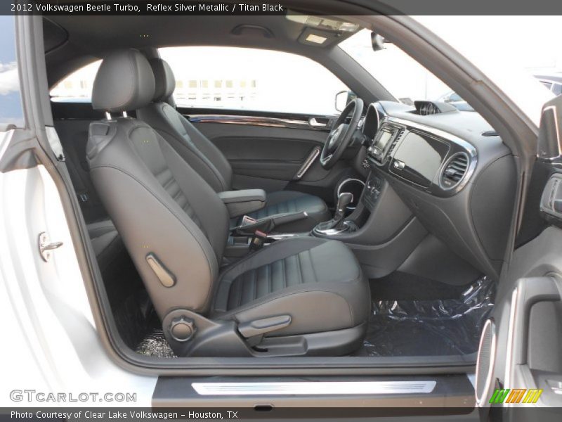 Reflex Silver Metallic / Titan Black 2012 Volkswagen Beetle Turbo