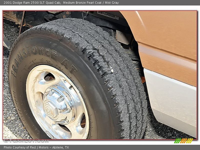 Medium Bronze Pearl Coat / Mist Gray 2001 Dodge Ram 2500 SLT Quad Cab