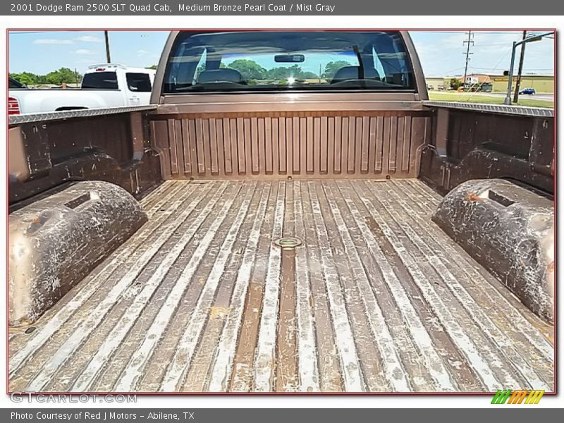 Medium Bronze Pearl Coat / Mist Gray 2001 Dodge Ram 2500 SLT Quad Cab