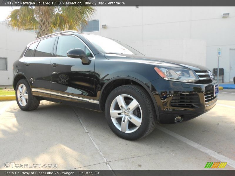 Black / Black Anthracite 2012 Volkswagen Touareg TDI Lux 4XMotion