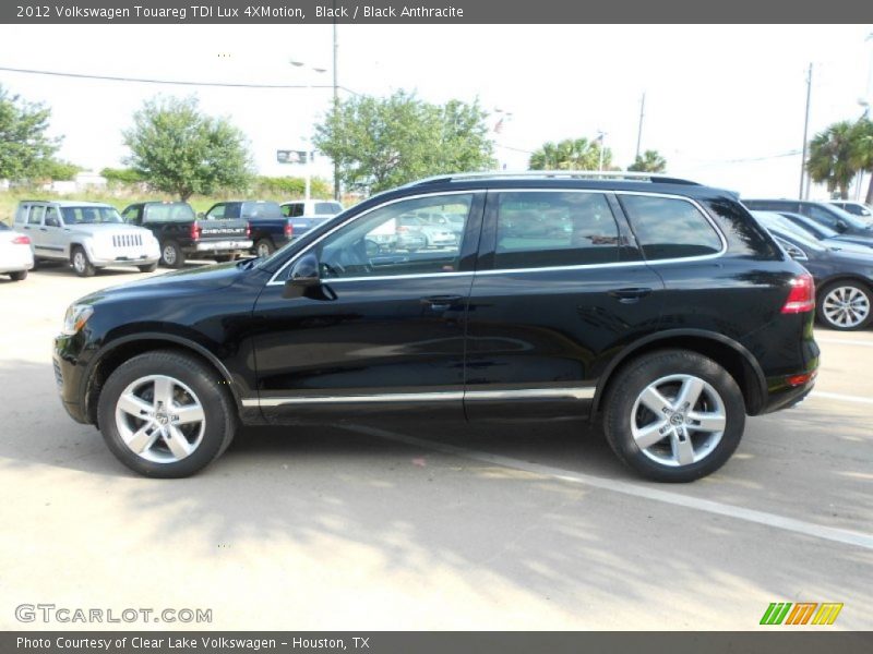 Black / Black Anthracite 2012 Volkswagen Touareg TDI Lux 4XMotion