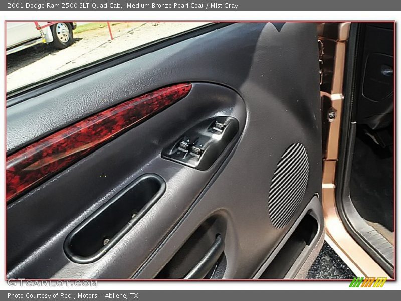 Medium Bronze Pearl Coat / Mist Gray 2001 Dodge Ram 2500 SLT Quad Cab