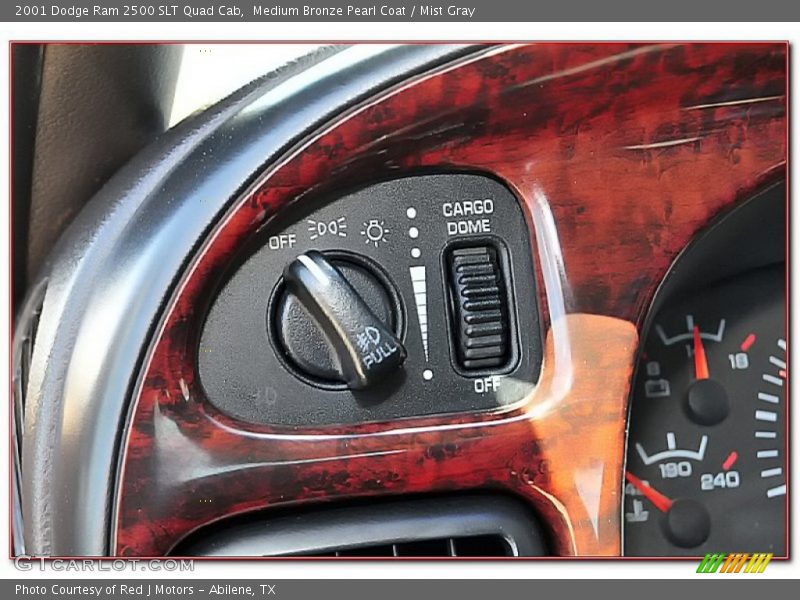 Medium Bronze Pearl Coat / Mist Gray 2001 Dodge Ram 2500 SLT Quad Cab