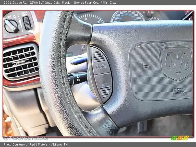 Medium Bronze Pearl Coat / Mist Gray 2001 Dodge Ram 2500 SLT Quad Cab