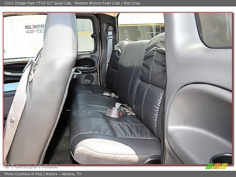 Medium Bronze Pearl Coat / Mist Gray 2001 Dodge Ram 2500 SLT Quad Cab