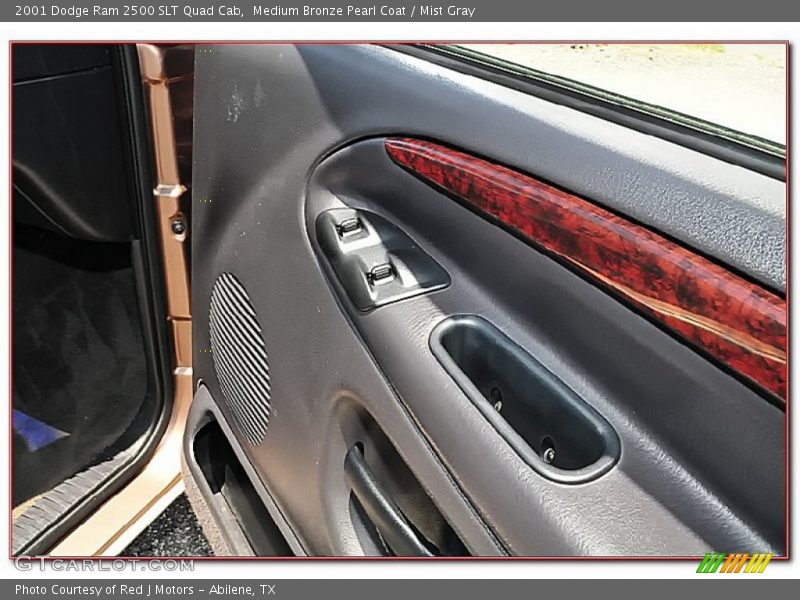 Medium Bronze Pearl Coat / Mist Gray 2001 Dodge Ram 2500 SLT Quad Cab