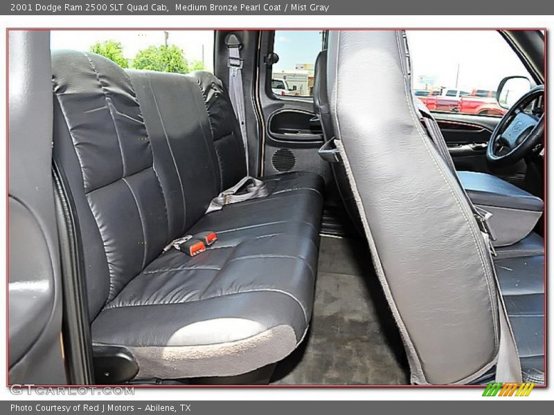 Medium Bronze Pearl Coat / Mist Gray 2001 Dodge Ram 2500 SLT Quad Cab